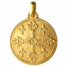 Médaille Croix de Saint Louis 23 mm (or jaune 750°)  par Monnaie de Paris