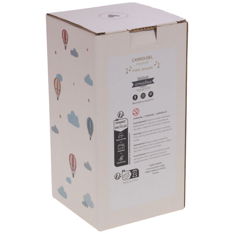 Petit carrousel Montgolfière Amadeus Les Petits Packaging 6