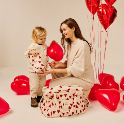 Tapis à langer Coeur