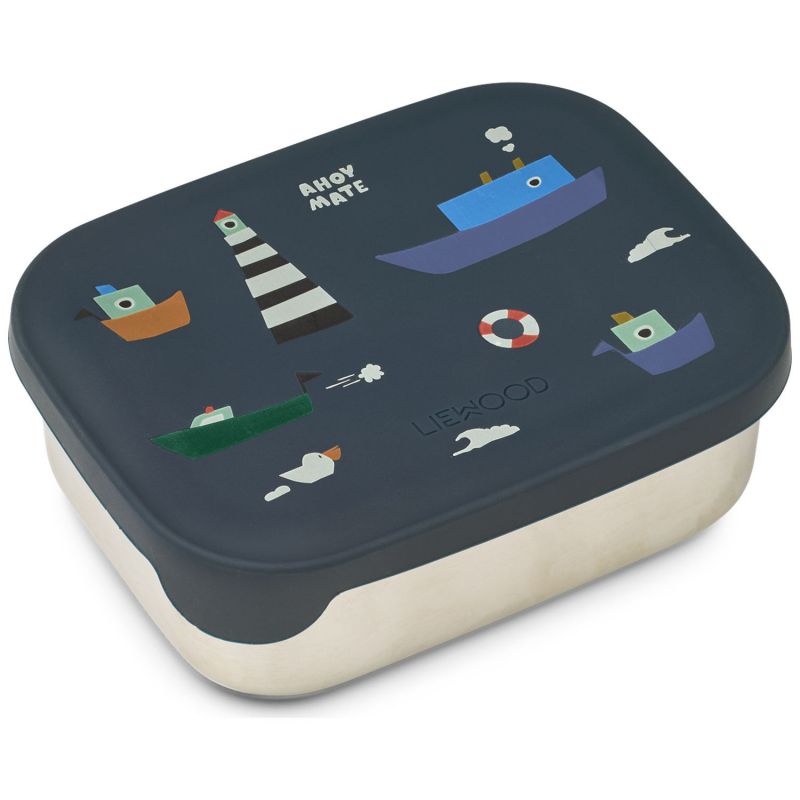 Boîte à goûter Arthur Sailing Classic Navy Liewood Produit 1
