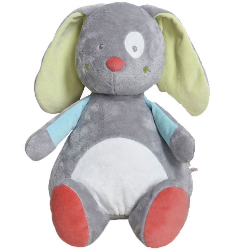 Range pyjama Les petits Malicieux lapin gris (40 cm) Sucre d'orge