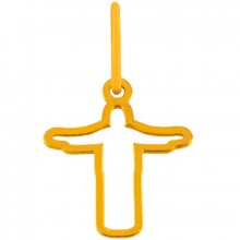 Pendentif Mini Breloque Christ de Rio 10 mm (or jaune 750°)  par Maison La Couronne