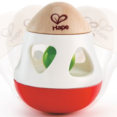 Hochet culbuto en bois Hape