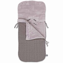 Nid d'ange passe-sangle Cable Soft taupe (40 x 86 cm)  par Baby's Only