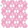 Sticker Diamants rose (modèle intermédiaire) - Love Maé