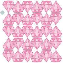 Sticker Diamants rose (modèle intermédiaire)  par Love Maé