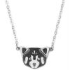 Collier Panda Roux Argent Mava Produit 1
