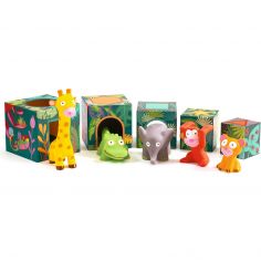 Cubes à empiler Maxi Topani jungle