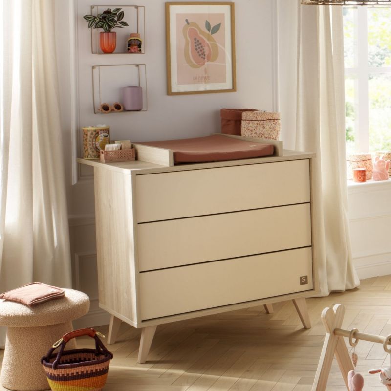 Plan à langer pour commode Mélinée Sauthon mobilier Ambiance 2