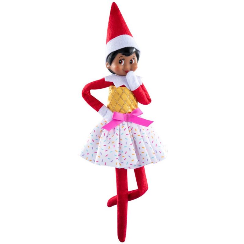 Robe de fête crème glacée pour lutin farceur (23x10 cm) The Elf on the Shelf