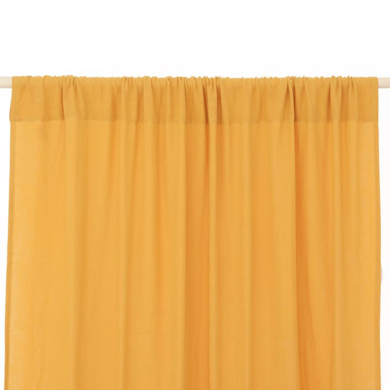 Rideau Utopia Farniente yellow (146 x 280 cm) Nobodinoz