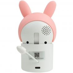 Babyphone rotatif Lapin Rose