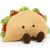 Variation Beige, vert, rouge du produit Peluche Amuseable Taco (17 cm) de la marque Jellycat