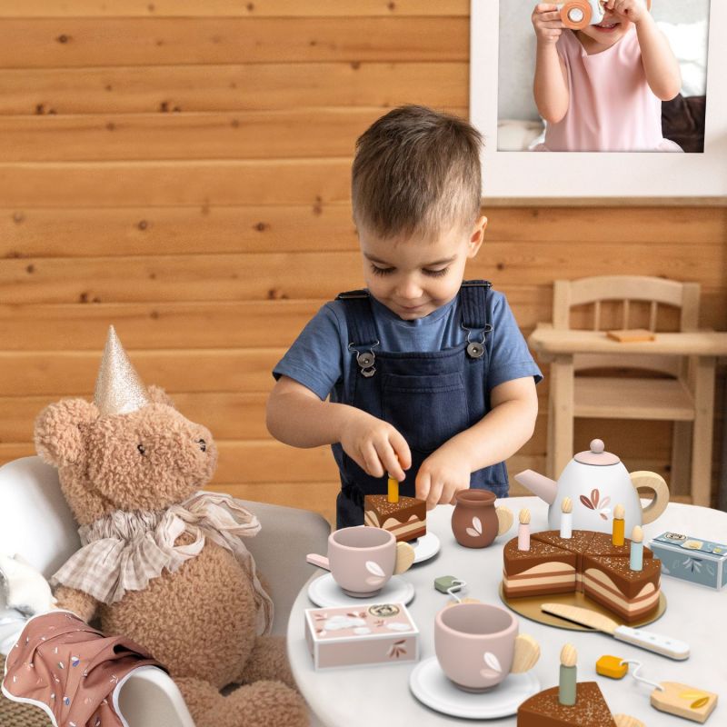 Valise Service à thé d'anniversaire Speedy Monkey Ambiance 2