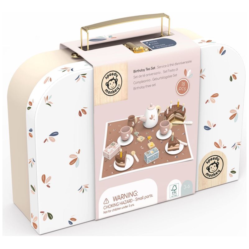Valise Service à thé d'anniversaire Speedy Monkey Packaging 4