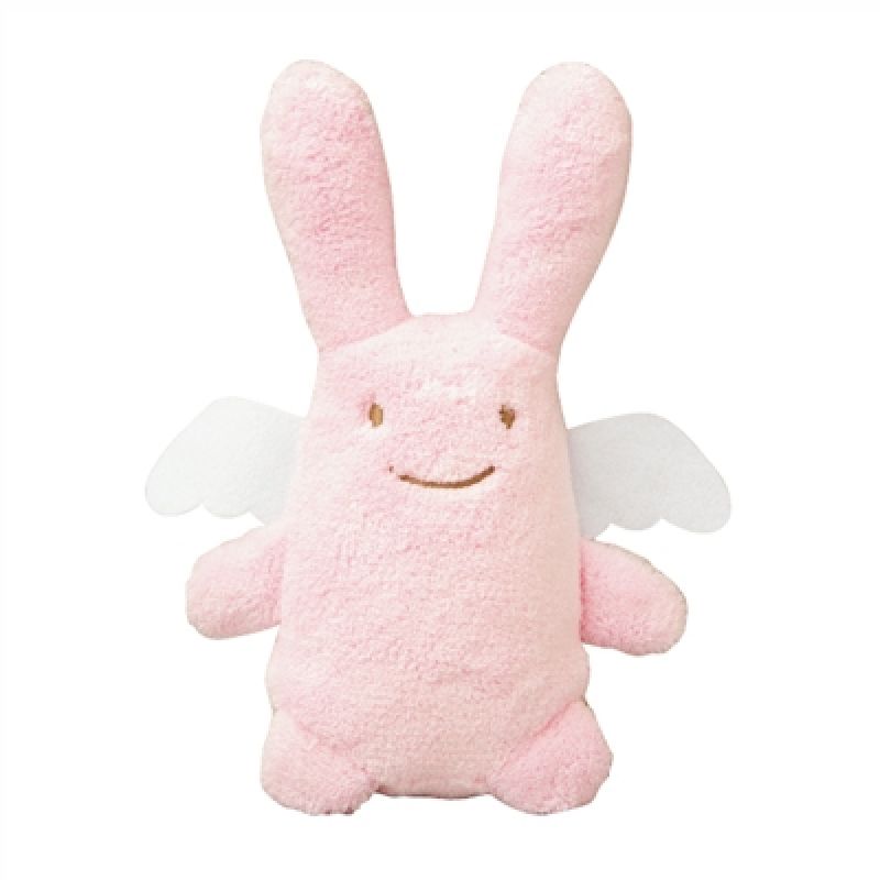 Ange lapin musical rose (24 cm) Trousselier