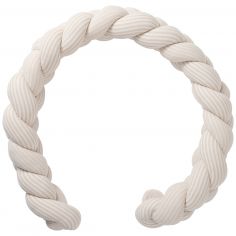 Tresse décorative ouatiné rayé galet (200 cm) - BB & Co