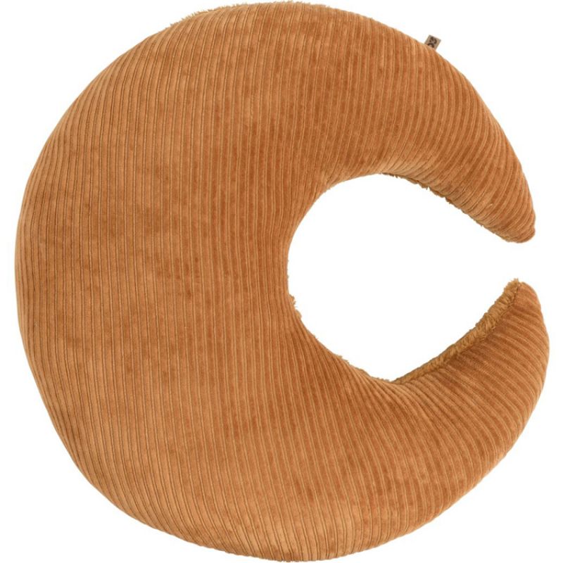 Coussin lune teddy Sense caramel (45 cm) Baby's Only