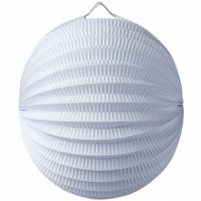 Lampion boule blanc  par Arty Fêtes Factory
