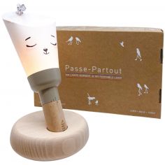 Coffret lampe nomade 5 en 1 Pipouette fait dodo-Taupe cendré - Maison Polochon