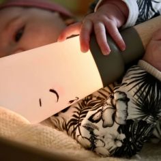 Coffret lampe nomade 5 en 1 Pipouette fait dodo-Taupe cendré