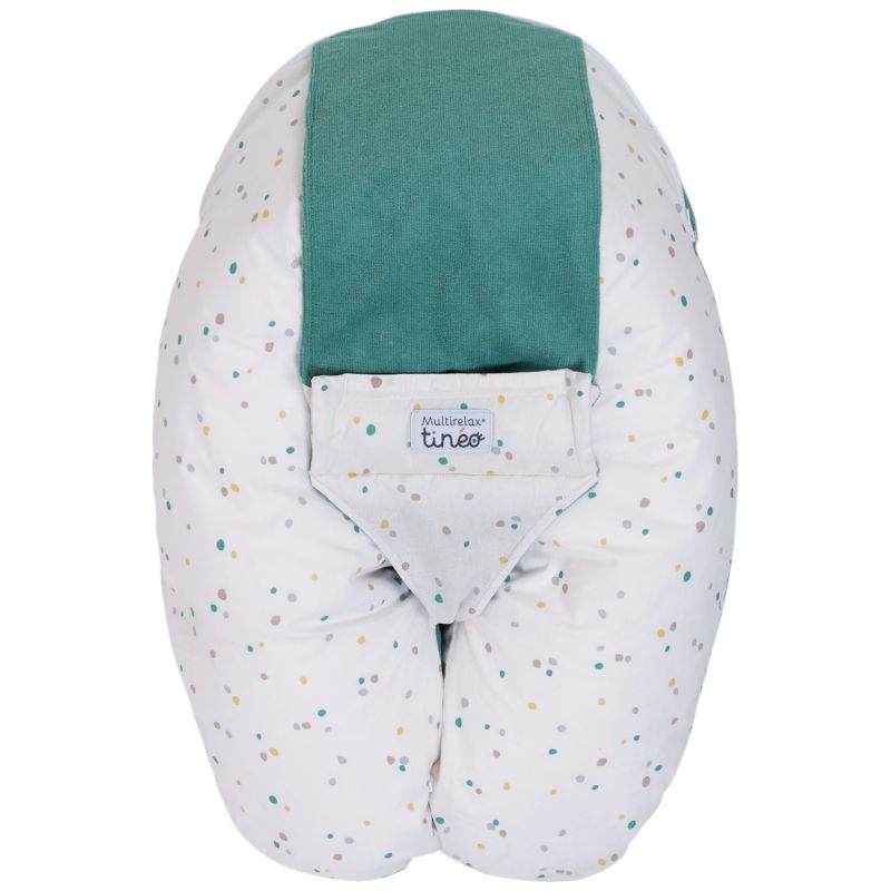 Coussin de grossesse Multirelax éponge vert menthe pois Tinéo Produit 4