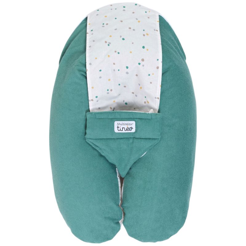 Coussin de grossesse Multirelax éponge vert menthe pois Tinéo Produit 5