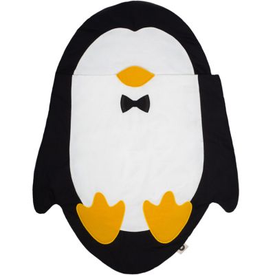 Nid d'ange Pingouin noir et blanc (85 cm)  par Baby Bites