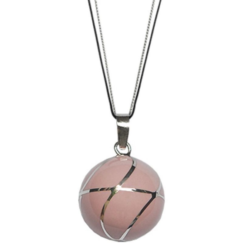 Bola sur cordon Grace Color rose poudré (argent 925°) Nativee