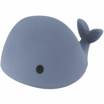 FLOW - Veilleuse moby rechargeable bleue (12 cm)