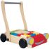 Chariot de marche et blocs de construction en bois - Plan Toys