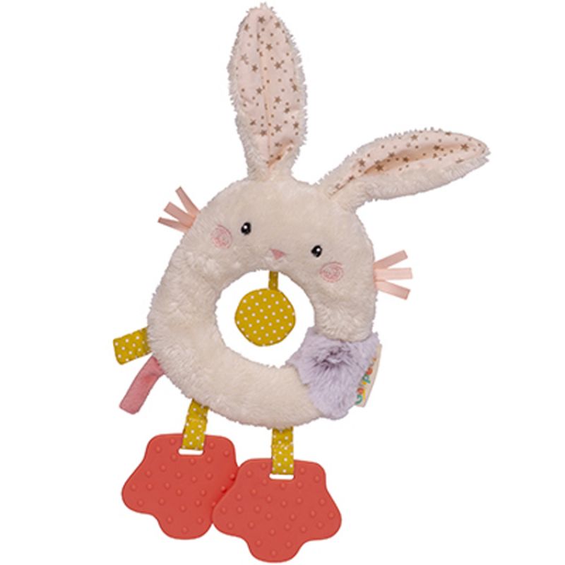Hochet de dentition lapin Lilou et Perlin Galipette