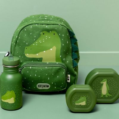 Lot de 2 boîtes à goûter à clip Mr. Alligator