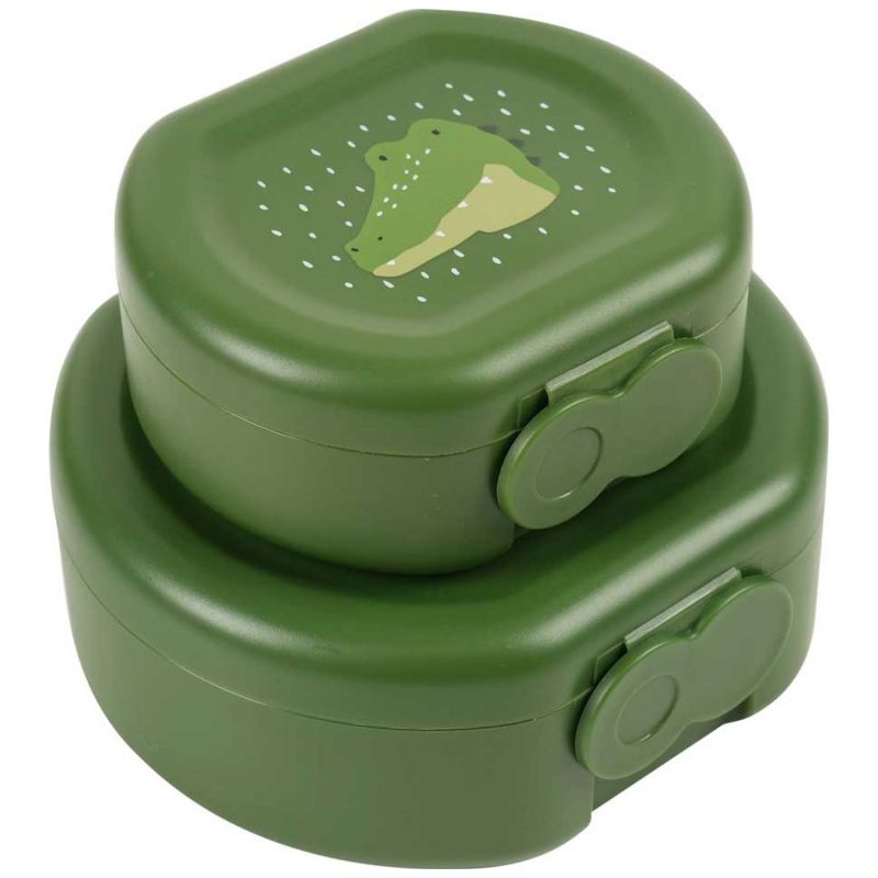 Lot de 2 boîtes à goûter à clip Mr. Alligator Trixie Produit 3