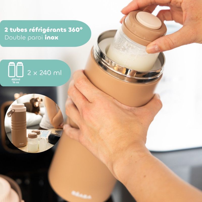 Refroidisseur nomade pour lait maternel Pralin Béaba Ambiance 8