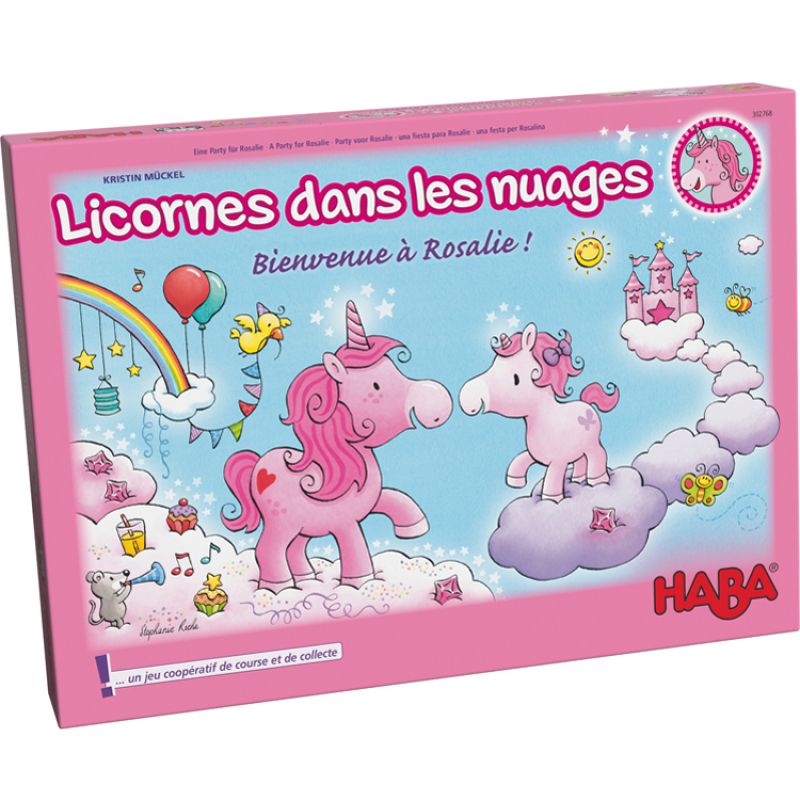 Jeu de société Licornes dans les nuages Haba
