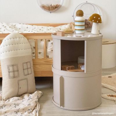 Table de chevet 2 en 1 Damien Sandy (33 cm) - Reconditionné