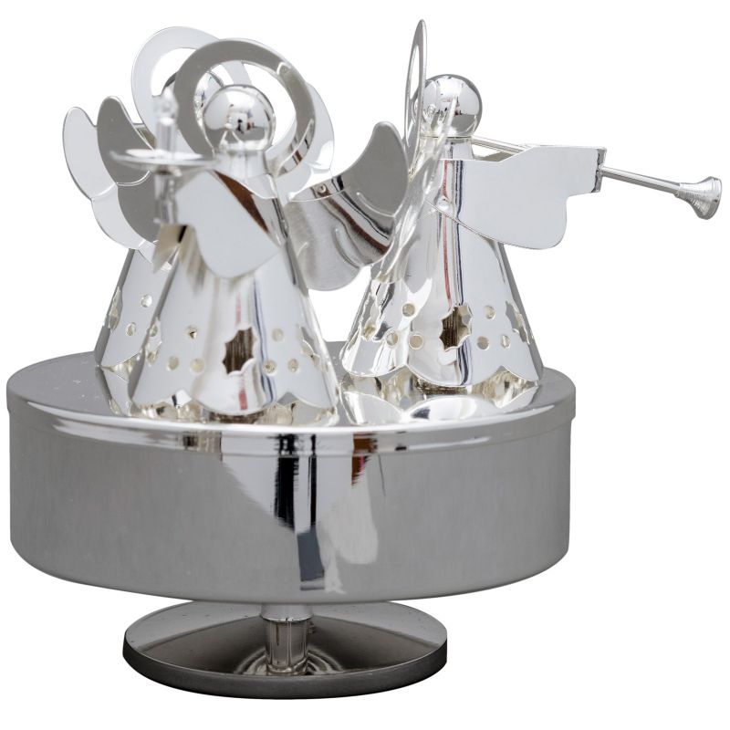 Manège musical Anges (métal argenté) Daniel Crégut
