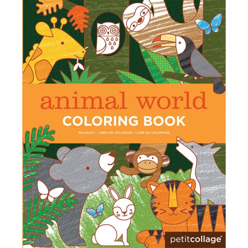 Livre de coloriage Animaux (36 pages) Petit Collage