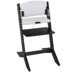 Chaise haute évolutive Nala Noire avec coussin - Geuther