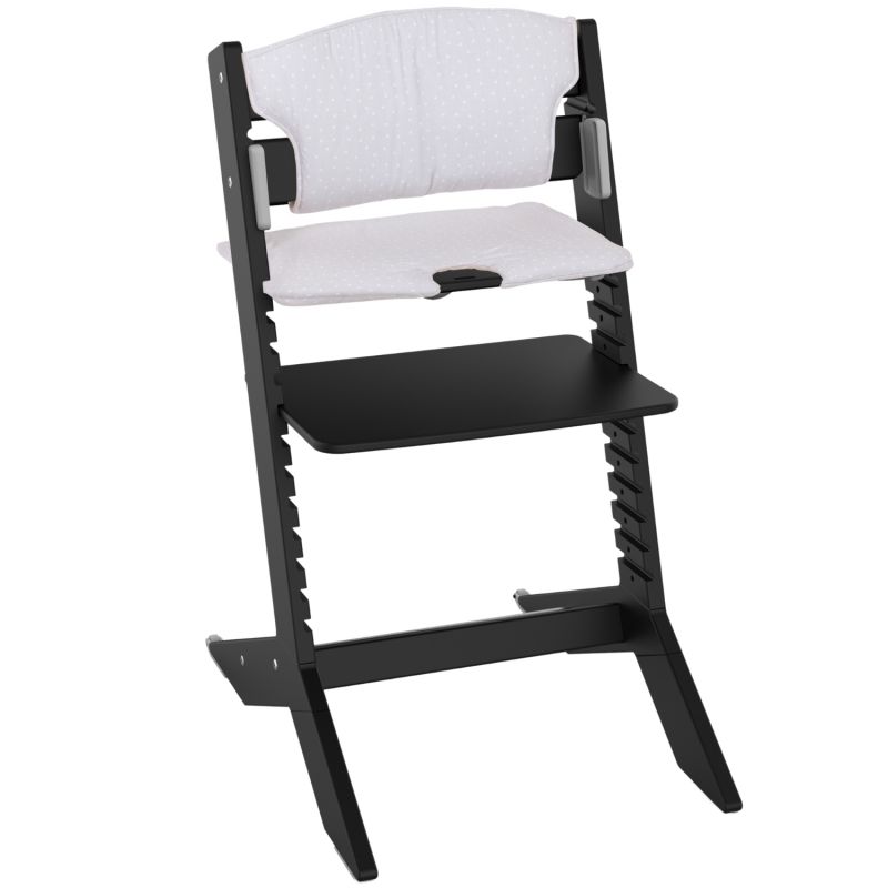Chaise haute évolutive Nala Noire avec coussin Geuther Produit 1