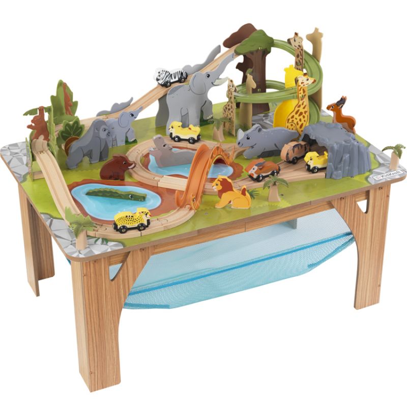 Table en bois avec circuit Safari KidKraft