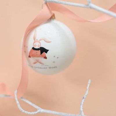 Boule de Noël Lapin de Noël x Atelier Oranger