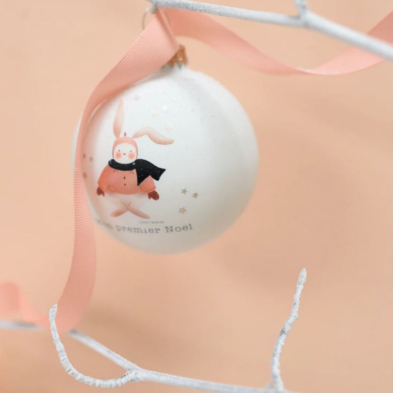 Boule de Noël Lapin de Noël x Atelier Oranger Baubels Produit 2