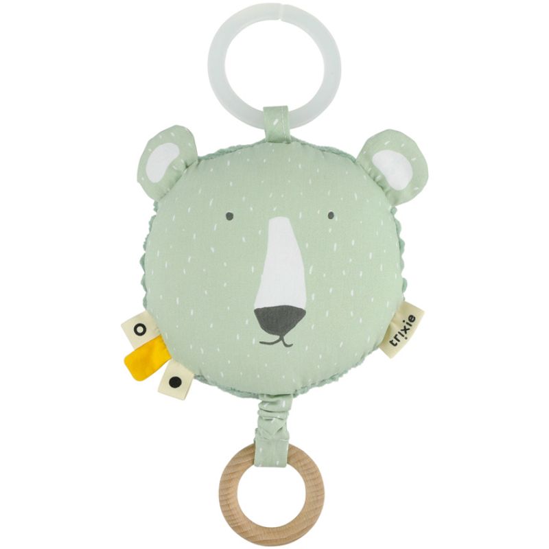 Coussin musical à suspendre ours Mr. Polar Bear Trixie