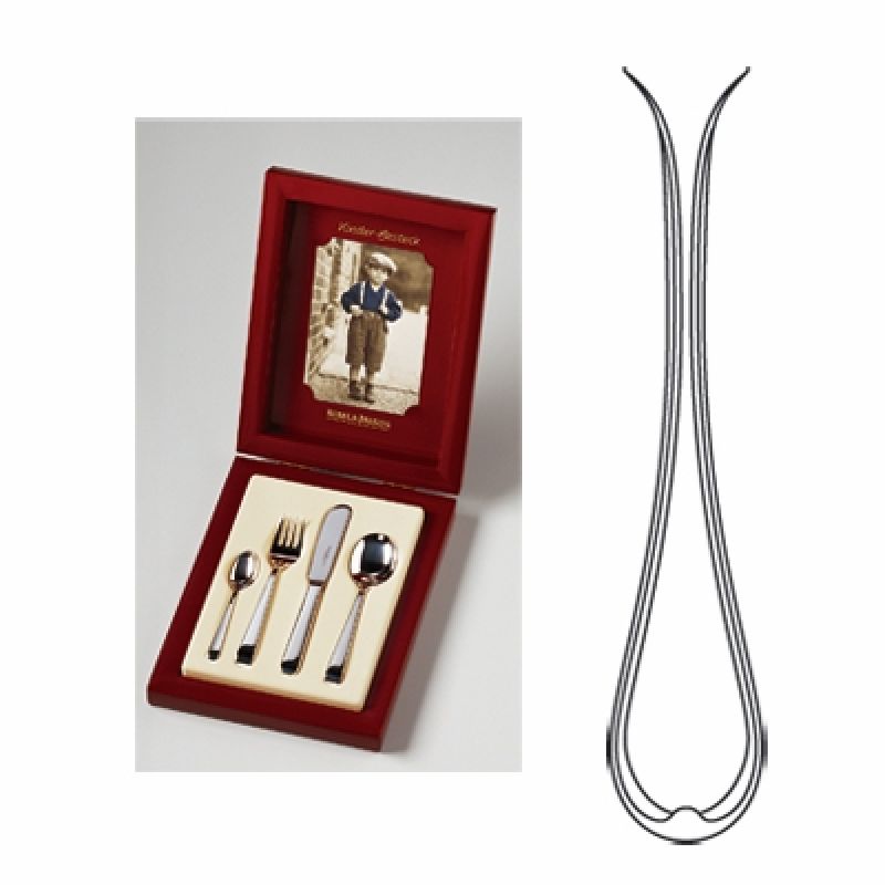 Coffret couverts Classic-Faden 4 pièces (argent massif 925°) Robbe & Berking