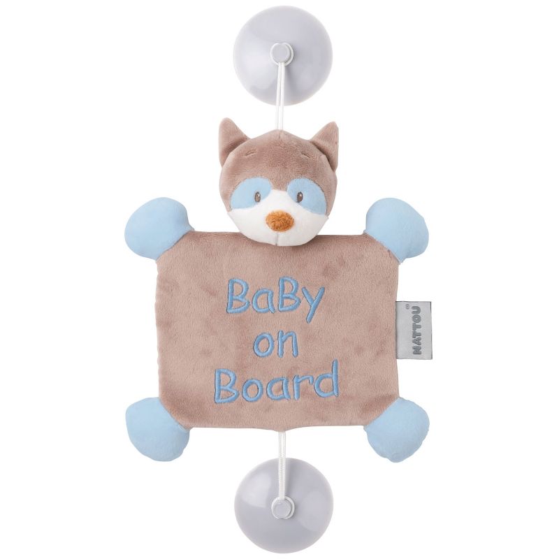 Bébé à bord Bob le raton laveur Nattou