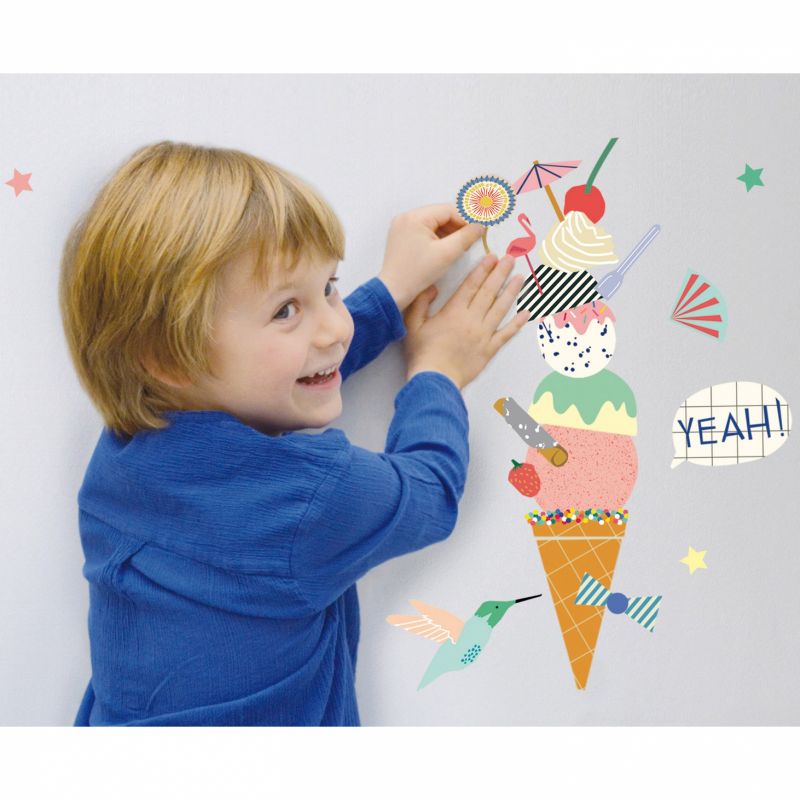 Sticker mural Ice dream Mimi'lou