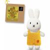 Peluche tricotée Miffy Tournesol Van Gogh (25 cm) - Just Dutch