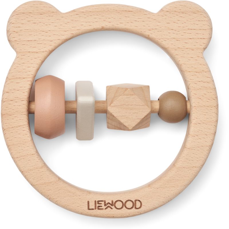 Hochet en bois Avada oat mix Liewood